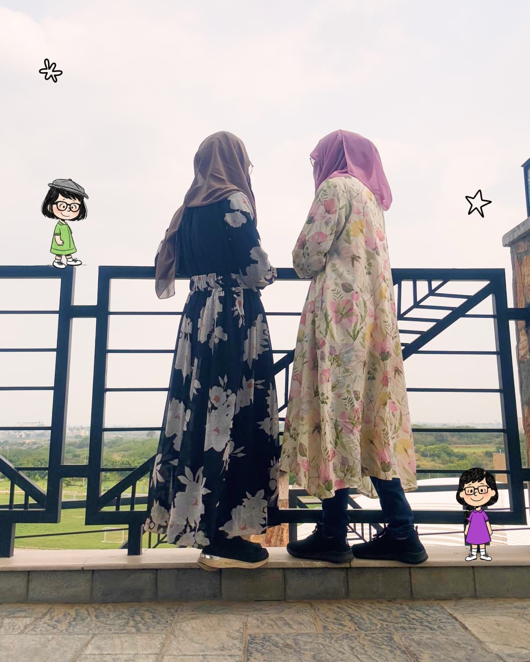 Anum & Fatima working together